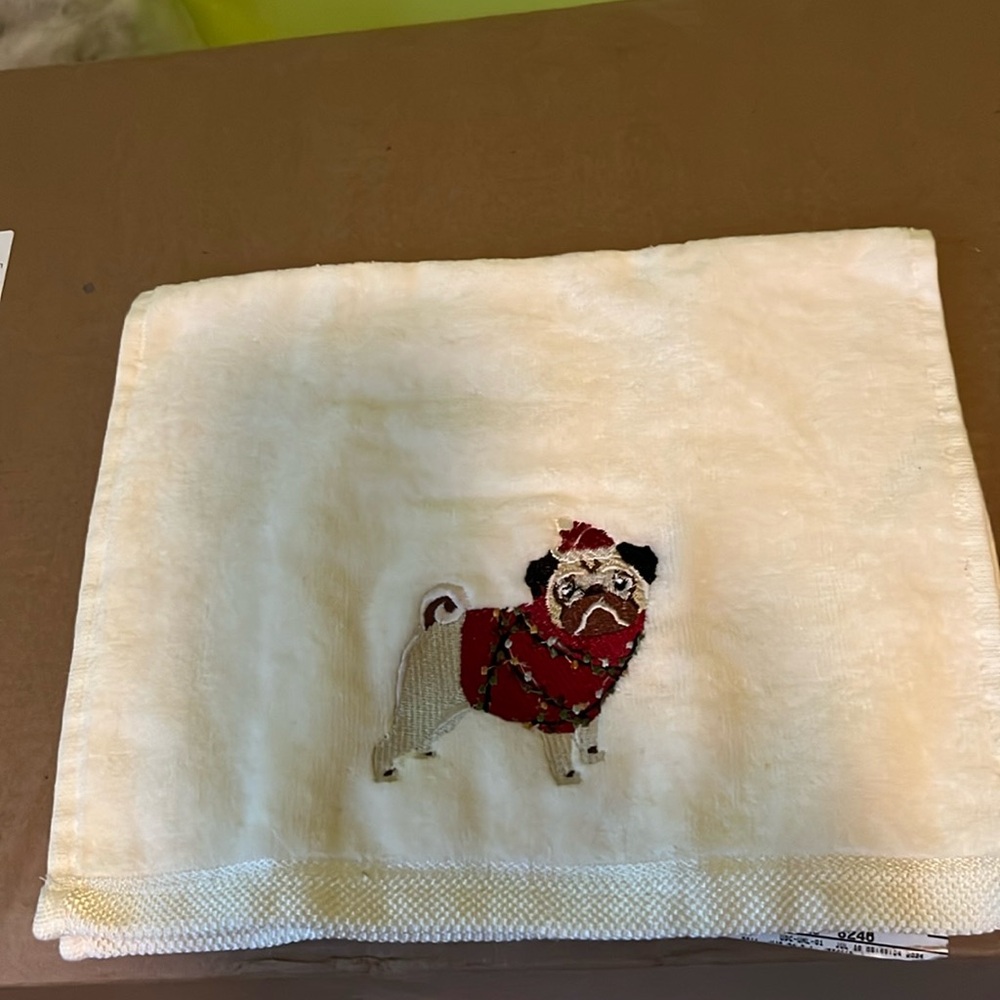 Guest towel Christmas motive